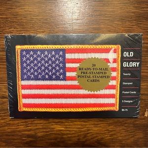 NEW American Flag 20 Old Glory Postcards new in package